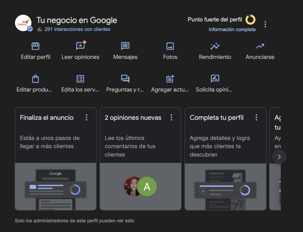 Para qué sirve una cuenta de Google Mi Negocio